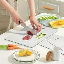 1 Stück Mini/Klein/Mittel/Groß Kunststoff Schneidebrett, Hackbrett, Schneide-Hilfswerkzeug, Küchenhelfer Zubehör, geeignet für Küche Zuhause, Camping, korrosionsbeständig und langanhaltend Kunststoffbrett