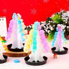 1 Stück/2 Stück/3 Stück - Weihnachtszauber Weihnachtsbaum Blumen Papierbaum DIY Material Paket Bewässerung Kristallisation Weihnachtskleine Geschenke, Verschenken von kleinen Geschenken Heim Dekoration Weihnachtsdekorationen Raumdekoration Winter