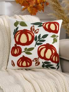 Tassel Decor Cushion Cover Không có Filler - Màu be - Xem 5