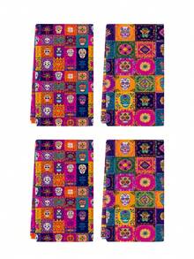 2 piezas/4 piezas/12 piezas Toallas de cocina con esqueleto del Día de los Muertos, Toallas de baño con esqueleto del Día de los Muertos, Toallas para fiesta al aire libre del Día de los Muertos, Decoración del hogar del Día de los Muertos, Decoración de cocina del Día de los Muertos, Estilo moderno, Secado rápido, Material de microfibra súper suave, Rectangular, 15.75IN*23.62IN/40*60CM Patrón de impresión digital, Adecuado para decoración de fiestas al aire libre, Regalos de cocina del Día de los Muertos