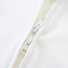 Organic Cotton Long Sleeve Zipper Footie 0~12MHalloween Christmas New Year - 黑色 - 查看 11