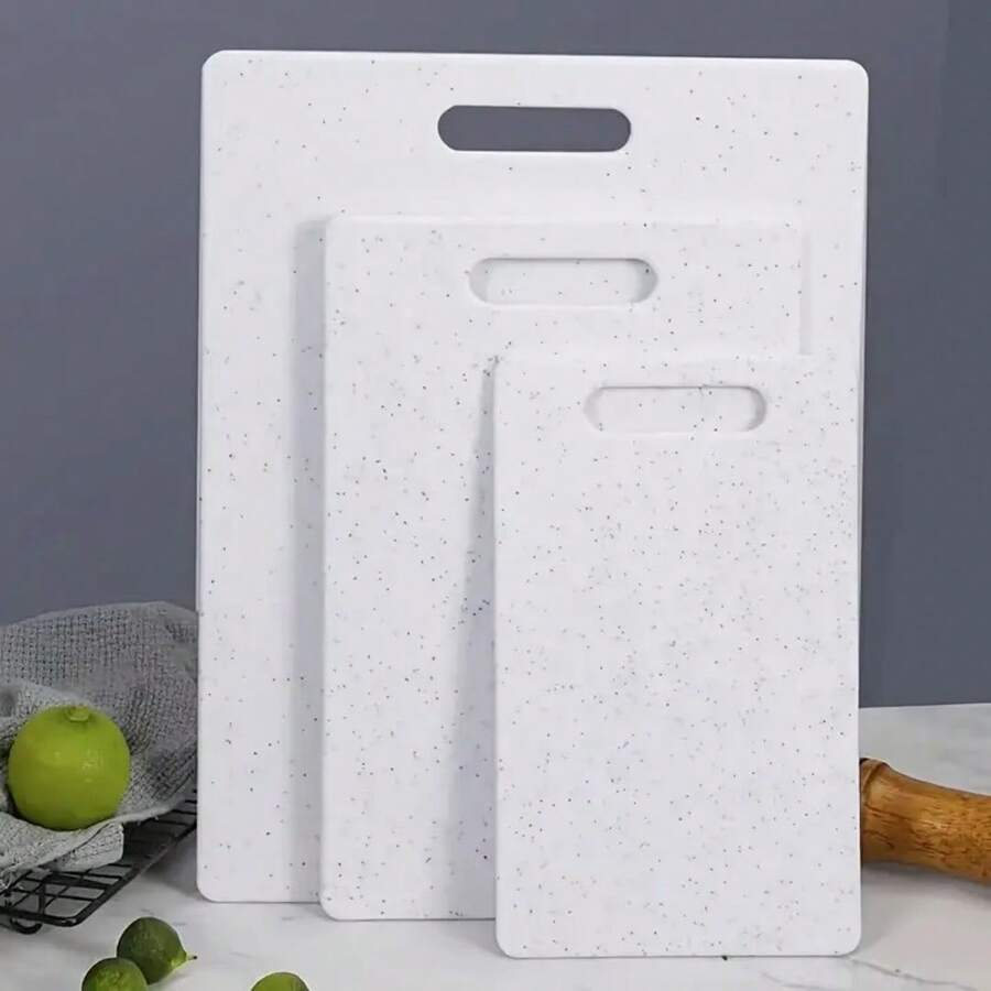 1 Stück Mini/Klein/Mittel/Groß Kunststoff Schneidebrett, Hackbrett, Schneide-Hilfswerkzeug, Küchenhelfer Zubehör, geeignet für Küche Zuhause, Camping, korrosionsbeständig und langanhaltend Kunststoffbrett