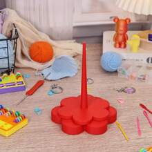Dual Yarn Spinners Knitting Rotary Plastic Tools, Detachable Yarn Holders, Double Vertical Spinning Stand, Textile Wool Agri Flower Knitting Rotary Hand Knitting Tool 3D Printed
