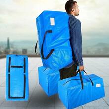 Moving Bags Heavy DutyExtra Large Moving Bags For Travel College Packing Storage Organization Seasonal Clothes Bedding Storage Moving Supplies Bins Compatible With  Frakta Cart Blue 9 Pack - Blue - View 5
