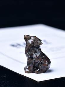 精美天然水晶雕刻狼，独特设计，疗愈水晶，蕴含能量的宝石，能量疗愈冥想石，家居装饰及礼品，便携易带，亦可作为节日礼物，来自 CUPIDCRYSTAL 品牌 - 小狼 - 查看 22