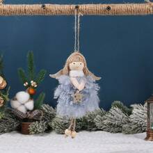 Christmas Decoration Angel Girl Figurine Ornament, Christmas Tree Decor Hanging Pendant, Creative Gift For Girls Home Decor Christmas Decorations Room Decor Winter Christmas Decorations Home Christmas Gifts Christmas Decor