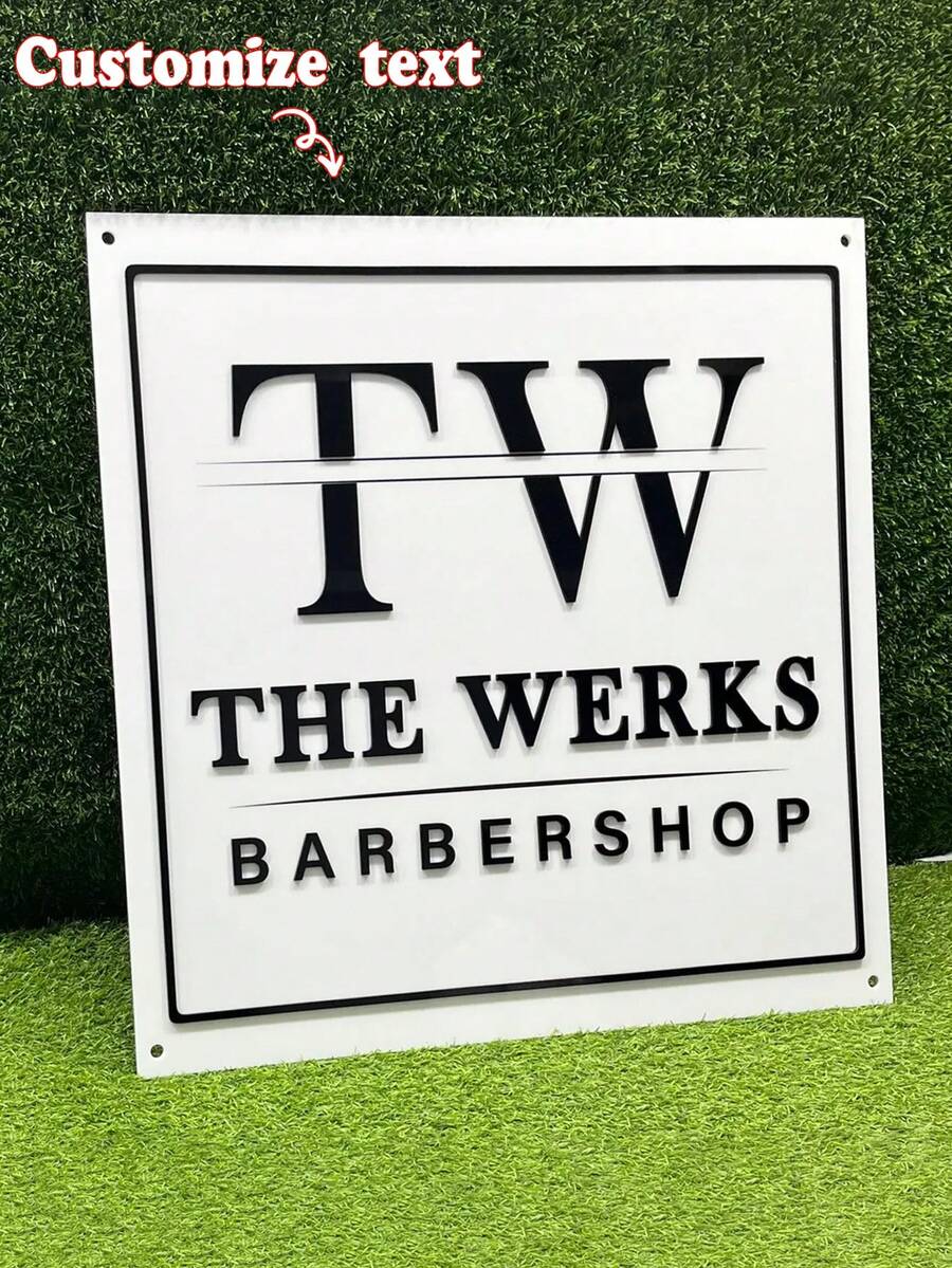 Individuelle schwarze rechteckige Acryl Geschäftslogo Schilder, einzigartiges Wand- und Türschild für das Büro, Acryl 3D Buchstaben Schilder für Ihre Marke, rechteckiges Schild, Acryl Logo Schild, satiniertes Acryl Schild, individuelle Geschäftsschilder, personalisiertes Schild, individuelle Schilder, gewerbliches Firmenschild, Weihnachtsdekorationen, Weihnachten, Häuser dekorieren, Heimdekoration