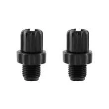 2 piezas Tornillos de ajuste de la palanca de freno de bicicleta con tuercas de palanca de freno entrelazadas M10, tornillos de ajuste de la palanca de freno de bicicleta de montaña, material de aleación de aluminio - El mejor regalo para entusiastas del ciclismo