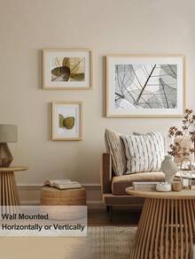 Bộ 3/2/1 khung ảnh gỗ, thích hợp để treo tường, kích thước có sẵn: 10x15, 15x20, 20x25 inch, khổ A4, khung gỗ màu, thích hợp để trang trí ảnh và làm quà tặng kỷ niệm. - Nhiều màu - Xem 2