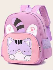 New Cute Cartoon Pattern Children's Backpack, Travel Vacation Backpack, Back To School Backpack - Multicolor - View 13