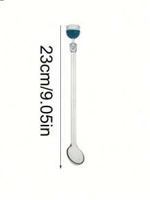 5/10pcs Acrylic Drink Stirrers/Stirring Spoons For Cocktail/Martini Mixing, Bar Party Tableware Decorations Household Cute Long-Handled Spoon,For Dessert, Heat-Resistant Creative Stirring Stick Spoon, Kitchen, Christmas Gift(Random Style)