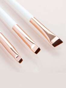 3PCS Angled Brow Brush Set For Precise Brow Shaping,Brush Set,Makeup Brush Kit,Make Up Brush Set,Make Up Set Complete,Makeup Brush Set,Complete Makeup Kit,Brush Kit,Brushes Makeup Set,Makeup Gift Set - White - View 9