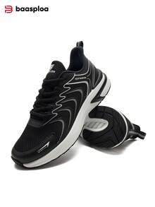 baasploa 男士跑步鞋 轻便步行鞋 网面时尚男士户外运动鞋 春季网球跑步时尚运动鞋，户外鞋 运动鞋 学生鞋，复古跑步鞋，复古休闲鞋（如果您的脚较宽，请选择大一码）