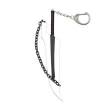 1pc New Anime Bleach Kurosaki Ichigo Zangetsu Sword Weapon Model Keychain Pendant Birthday Gift - Multicolor - View 13
