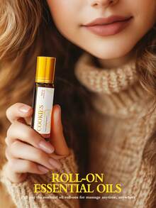 EMBRACEX. 10ml Vanilla Coconut Roll-On Perfume Essential Oil, Long Lasting Fragrance, For Diffuser, Humidifier, Candles, Incense Sticks, Massage, Body Care, Ideal Gifts For Women, Bestie Birthday, Home Aromatherapy - Vanilla Coconut - 查看 5