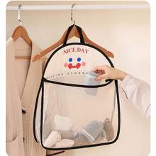 1/3/5个装悬挂式网袋，衣物/袜子收纳袋，壁挂式家用悬挂网袋 - 彩色 - 查看 3