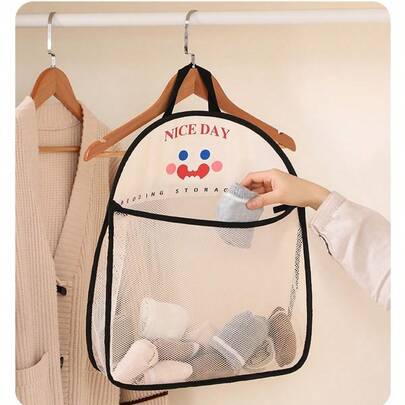 1/3/5 件悬挂式储物网袋、衣柜收纳袋、壁挂式口袋收纳袋