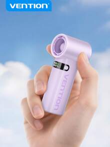 VENTION 數位顯示手持便攜式風扇 1-100段可調速渦輪迷你冷卻風扇 3000mAh 長效續航 Type-C 充電風扇 適用辦公室、旅行、露營、海灘 - 彩色 - 查看 14
