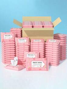 迷你便携无香型维生素C精华湿巾，适合办公室工作人员和户外露营使用