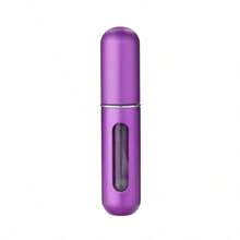 Atomizador de perfume recargable de 5ml - Envase portátil para rociar fragancias para viajes, regalos y uso en el hogar - Color rosa brillante