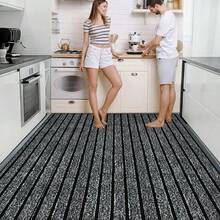 Heavy Duty Rubber Barrier Mat Small Large Door Mat Hallway Runner Kitchen Rugs Heavy Duty Entryway Door Mat, Indoor Outdoor Rubber Welcome Doormat, Luxury Hallway Entrance Rug Carpet, Elastic Anti-Slip Floor Mat, Dirt Trapping Scraper Mats For Home Or Commercial Use - Grey - View 7