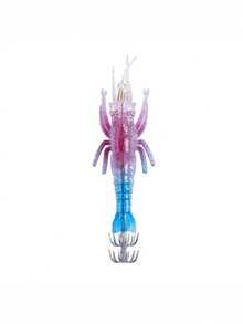 GOTURE Goture 1pc Luminous PVC Simulation Shrimp Shaped Squid Hook - Soft Bait Lure Lure For Large Shrimp, High Biomimetic Lure Lure For Lure Fishing