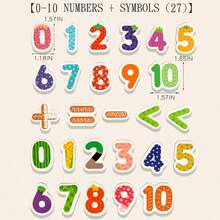 Kinder Papier-basierte Aufklärungskognitive Spielsachen, Magnetische digitale Rechenunterrichtshilfen, Baby Intelligenz Frühkindliche Bildung Trainings Spiele.