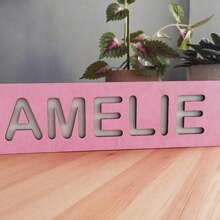 1pc Customized Name LED Light, Personalized Gift With Cute Small Pattern, Unique Gift For Men & Women, Suitable For Bedroom, Living Room Decor, Children's Day, Birthday, Anniversary, Back To School, Halloween, Christmas, Graduation, Party