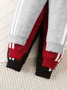 3pcs Toddler's BROOKLYN Letter Print Sweatpants, Casual Pants For Spring/Autumn