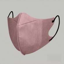 10pcs-100pc New Thin Morandi 3D Disposable Face Masks, Unisex Design, Dust-Proof Masks, White Masks Made Of Undyed Material, No Odor, Other Color Masks May Have Slight Odor After Dyeing, Ventilate Before Use, Refer To Size Chart For Mask Dimensions