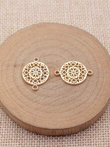 20pcs 14x20mm(0.55x0.79inch) Flower Connector Charms For DIY Necklace, Bracelet, Earring Jewelry Making Valentines - Flower Piece Connector - View 11