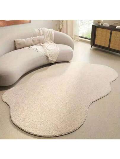1件装不对称云朵造型现代北欧风地垫，简约装饰，客厅地垫，卧室装饰，小地毯，家居装饰，客厅地毯，客厅小地毯，卧室地毯，客厅家居装饰，户外地毯，可水洗地毯（40*60厘米尺寸非常小，请谨慎购买）