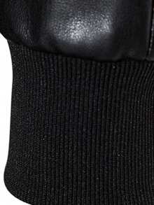 Men's Slim Fit Baseball Collar Zip Up Jacket, Casual Motorcycle Jacket, Couple Style