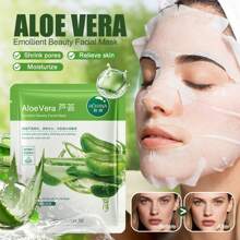 1/5/10/20/30片装芦荟面膜，蕴含芦荟提取物和透明质酸钠，具有保湿、滋养和紧致功效。温和不刺激，可提亮肤色、美白、改善干燥粗糙肌肤、淡化细纹、修复日晒损伤，并舒缓提拉肌肤。适合所有肤质，是日常护理的理想之选。 - 彩色 - 查看 2