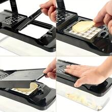 14-In-1 Multifunctional Food Processor, Onion Chopper, Vegetable Slicer, Meat Grinder, Vegetable Dicer, Vegetable Shredder With Blades, Salad Potato And Carrot Dicer, Garlic Container Chopper