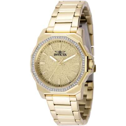 Invicta 49130 Women's Speedway Quartz Gold Tone Glitter Dial Watch
