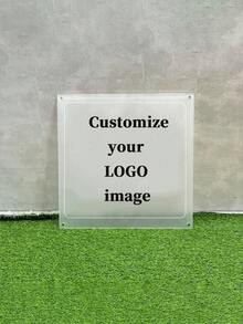 Individuelle schwarze rechteckige Acryl Geschäftslogo Schilder, einzigartiges Wand- und Türschild für das Büro, Acryl 3D Buchstaben Schilder für Ihre Marke, rechteckiges Schild, Acryl Logo Schild, satiniertes Acryl Schild, individuelle Geschäftsschilder, personalisiertes Schild, individuelle Schilder, gewerbliches Firmenschild, Weihnachtsdekorationen, Weihnachten, Häuser dekorieren, Heimdekoration