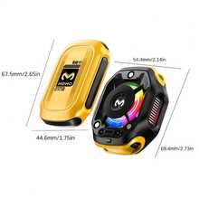 2025 新款 MEMO CX12 升级版磁吸式手机平板散热器，全新设计手机散热装置，配备明亮数字显示屏和 2000mAh 外置电池功能