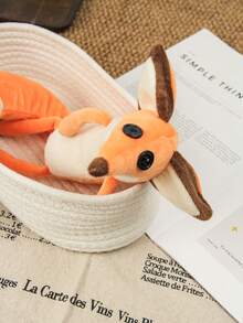 Muñeco de peluche de zorro pequeño, almohada de tiro con diseño de zorro, juguete de peluche de zorro naranja de dibujos animados para dormir, para príncipe, Navidad/Cumpleaños/Fiesta - Naranja - Ver 1