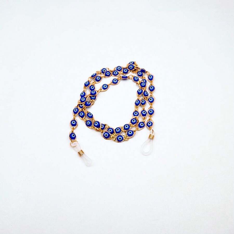 Delicate Colorful Eyeglass Cord Safety Chain Fashion/New - 深藍色 - 查看 1