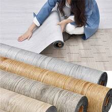 1 Roll 40x300cm Vinyl Self-Adhesive Floor Tiles, Wood Grain Pattern, Easy To Peel And Stick, Durable, Easy To Install, Suitable For Bathroom And Kitchen - Multicolor - View 3