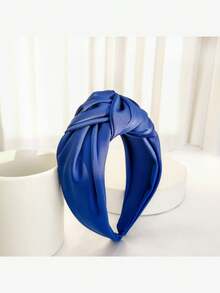 1/2/4pcs French Cross-Border Europe And The United States New Headband With INS Texture Satin Headdress Hair Clip Wide-Brimmed Knot Hair Band To Go Out With A Party Trip ,Hair Hoop Hairband For Women Hair Accessories Head Accessories,Summer,Holiday,Travel - Multicolor - View 15