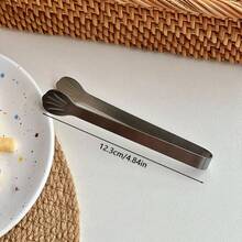 Pinza para aperitivos, pinza de acero inoxidable con forma de palma linda para chips/cubitos de hielo/cubos de azúcar/frutas, mantiene las manos limpias - Multicolor - Ver 13