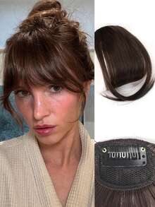 假隐形合成空气刘海发夹接发前刘海发片空气刘海纤维优质发型配件