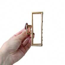 Large Metal Piranha In Gold And Silver, Various Models, Hair Clip, Hairstyle - MODEL 4 - View 3