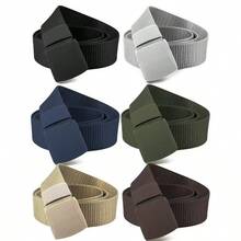 Wide Military Nylon Belt Kit With Wide Zinc Buckle And Quick Release - Black - View 3
