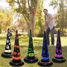 Halloween Ring Toss Games, Inflatable Decorative Items For Halloween Party Supplies, Halloween Party Favors Supplies Holiday Decoration Indoor Outdoor Carnival Game/ Home Decor Halloween Decor Room Decor