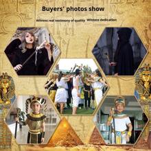 魔法变身服装道具 - 户外角色扮演权杖 - 埃及法老蛇头权杖 - 学校服装国王巫师粗魔杖 - 圣诞节 - 生日礼物