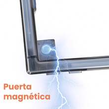 Caja Para Zapatos De Acrílico Tapa Vertical Magnética Para Tenis Calzado Apilable - transparente - Ver 3