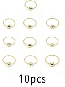 Ligas para el cabello elásticas con bolas de plata súper brillantes y doradas, scrunchies minimalistas de alta gama para coleta, scrunchies elegantes personalizados y simples, accesorios de cabello de alta elasticidad para el baño, accesorios para festivales, accesorios de otoño e invierno